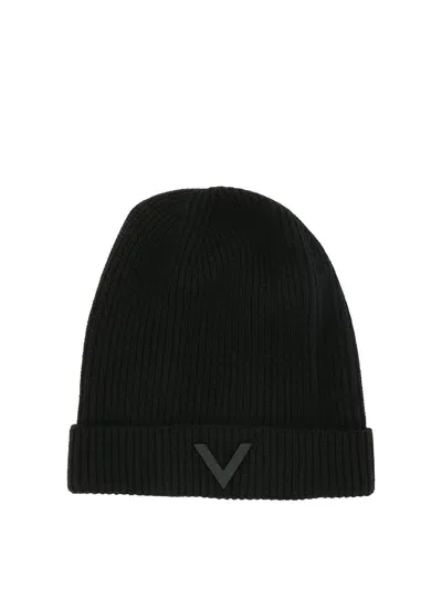 Valentino Garavani V Hats In Black