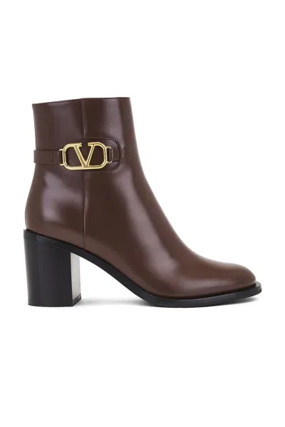 Valentino Garavani V Logo Signature Bootie In Multicolor