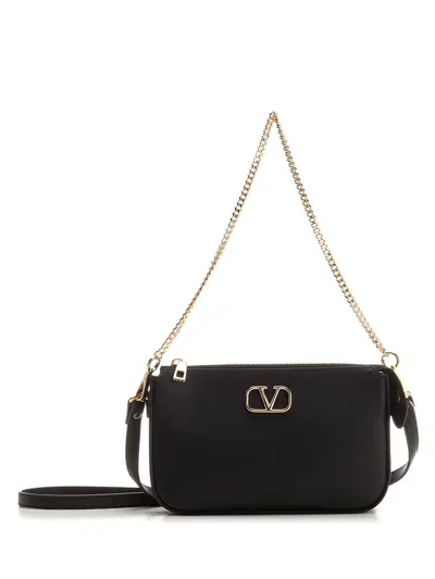 Valentino Garavani Black Mini Vlogo Signature Bag