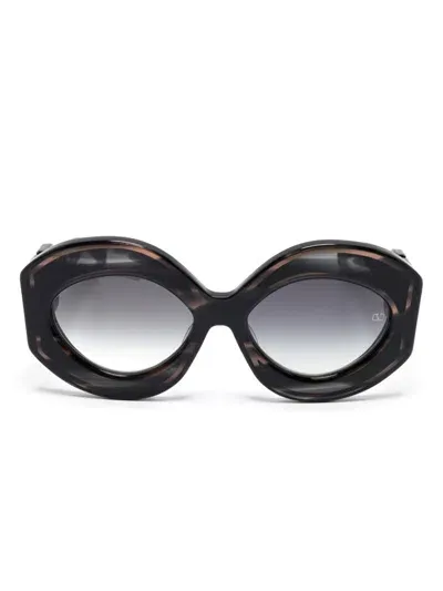 Valentino V-soul Ii Sunglasses In Black