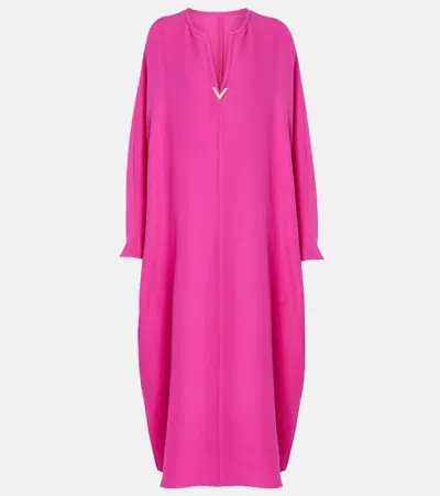 Valentino Vgold Cady Couture Kaftan In Pink