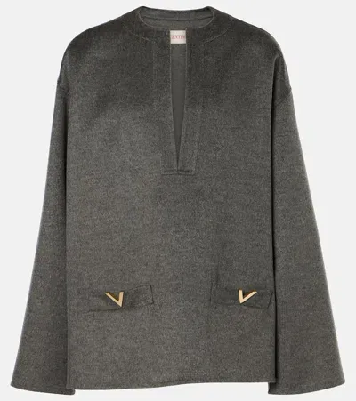 Valentino Vgold Sweater In Grau