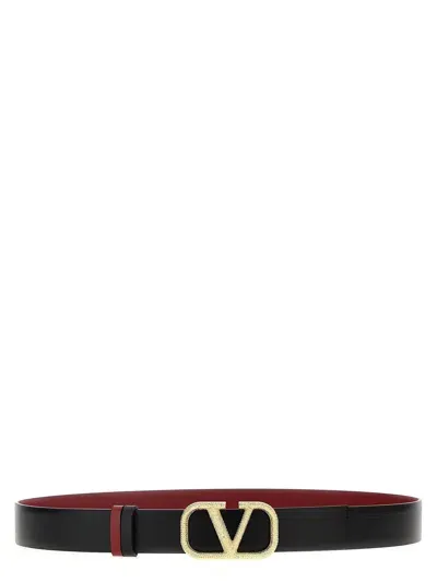 Valentino Garavani Vlogo Belts In Multicolor