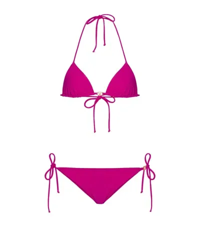 Valentino Vlogo Bikini In Purple