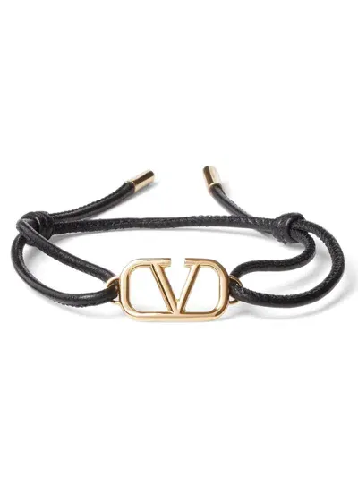 Valentino Garavani "vlogo" Bracelet In Black