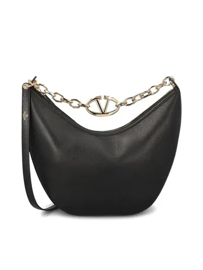 Valentino Garavani Valentino Vlogo Moon Zip In Black