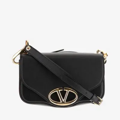 Valentino Garavani Vlogo Signature Messenger Bag In Black