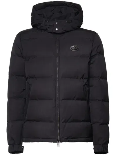 Valentino Vlogo Signature Puffer Jacket In Black