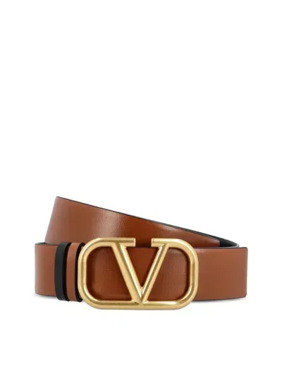 Valentino Garavani Valentino Vlogo Signature Reversible Belt In Multi