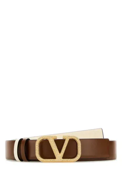 Valentino Garavani Valentino Vlogo Signature Reversible Belt In Multi