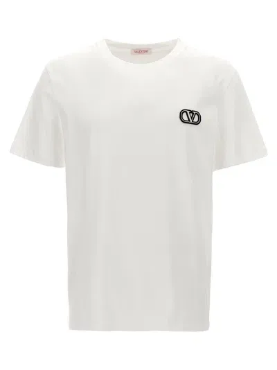 Valentino Vlogo Signature T-shirt In White