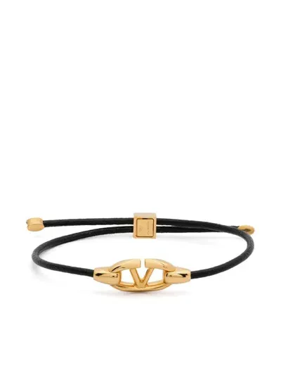 Valentino Garavani Valentino Vlogo The Bold Bracelet In Black