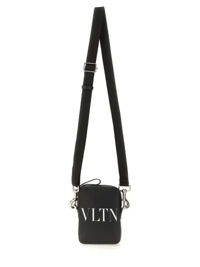 Valentino Garavani Vltn Small Shoulder Bag In Black