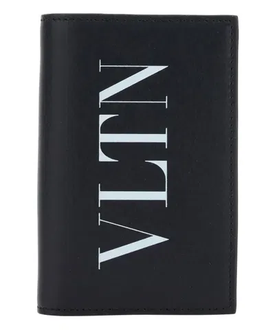 Valentino Garavani Vltn Wallet In Black