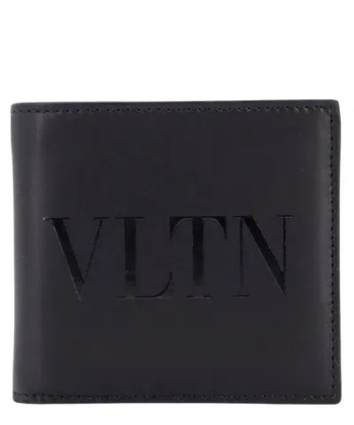 Valentino Garavani Vltn Wallet In Black