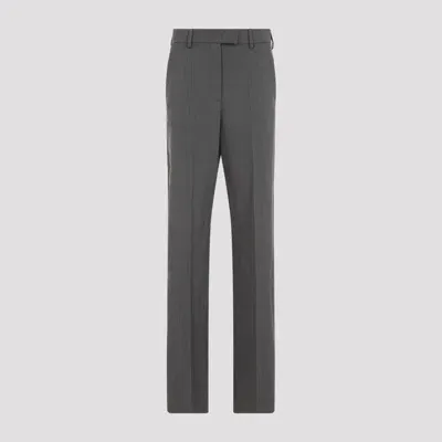 Valentino Wide Leg Pant In Grey