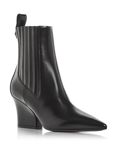 Valentino Garavani Women's Beatle Pointed Toe Booties In Black