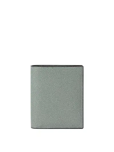 Valextra 3 Cc Wallets & Card Holders In Grey