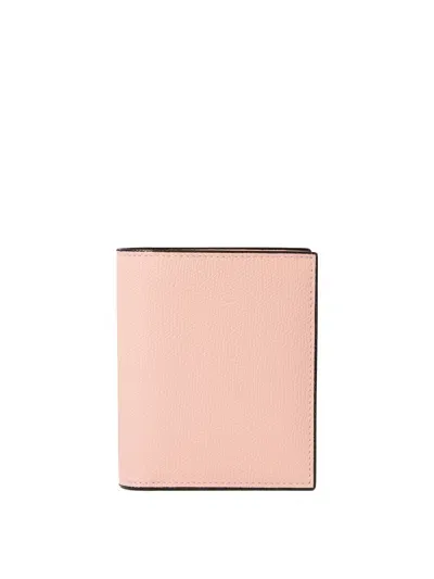 Valextra 3 Cc Wallets & Card Holders In Pink