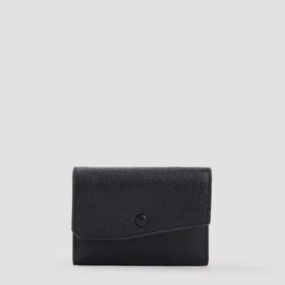 Valextra 6 Pockets Wallet In Nn Nero