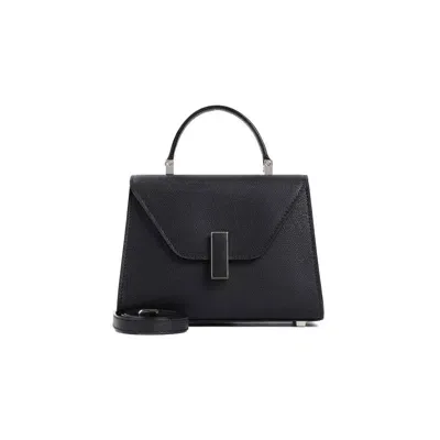 Valextra Iside Crossbody Micro Bag In Black