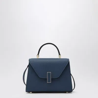 Valextra Iside Micro Bag Sapphire Blue Nude