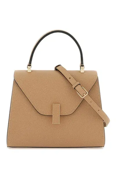 Valextra Iside Mini Handbag In Beige