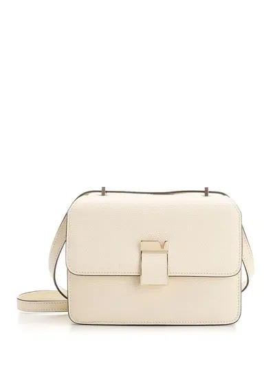 Valextra Nolo Shoulder Bag In White