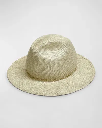 Van Palma Luisa Straw Hat With Chain In Natural