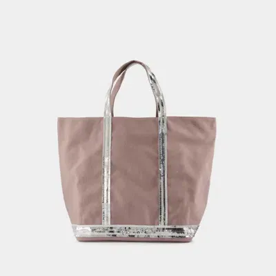 Vanessa Bruno Cabas L Shopper Bag -  - Cotton - Grey In Brown