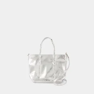 Vanessa Bruno Cabas S Shopper Bag In Silver