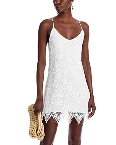 Vanessa Bruno Cathy Lace Mini Dress In White