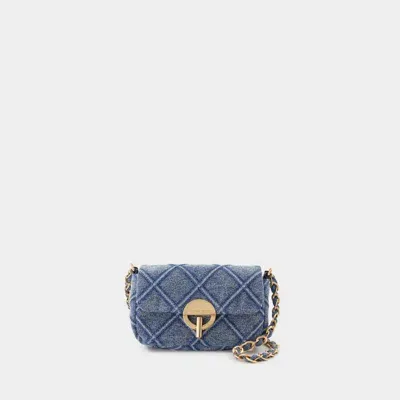 Vanessa Bruno Nano Moon Crossbody In Blue