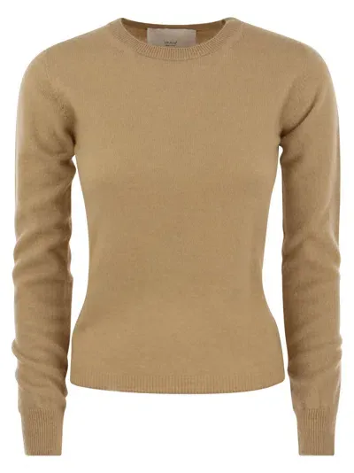 Vanisé Letitia - Cashmere Crew-neck Knitwear In Sand