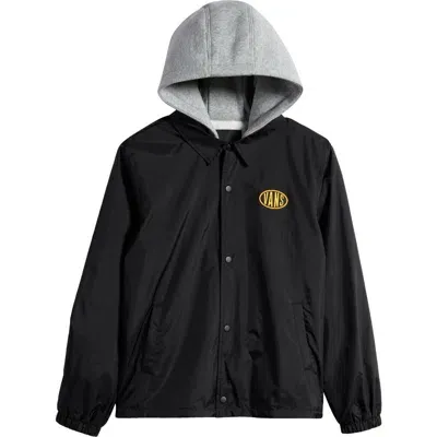 Vans Kids' By Riley Ii Coach's Jacket In Black