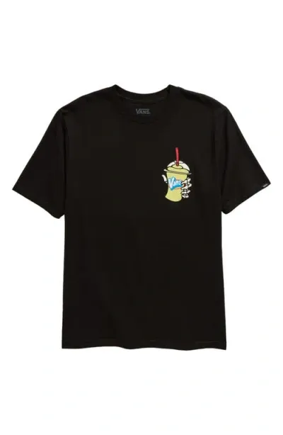 Vans Kids' Lil' Reggie Graphic T-shirt In Black