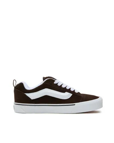 Vans Knu Skool Brown/white Sneakers In Nwh1