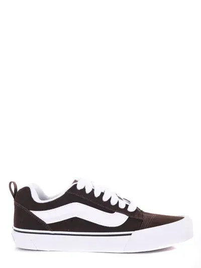 Vans Sneakers In White/brown