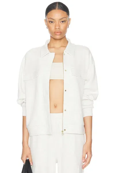 Varley Elizabeth Jacket In Ivory Marl