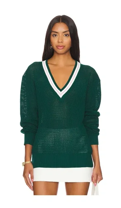 Varley Hadley Knit Sweater In Green