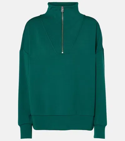 Varley Hawley Half-zip Sweater In Green