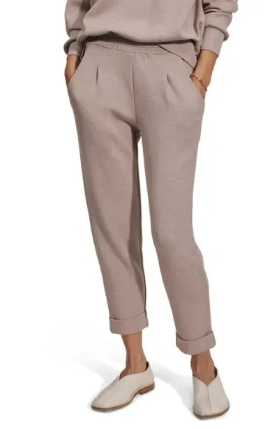 Varley Rolled Cuff Pants In Taupe Marl