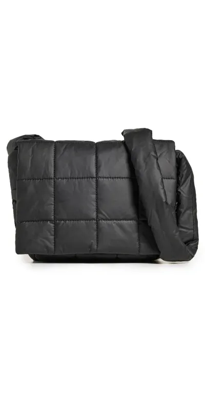 Vee Collective Porter Messenger Bag Matt Black