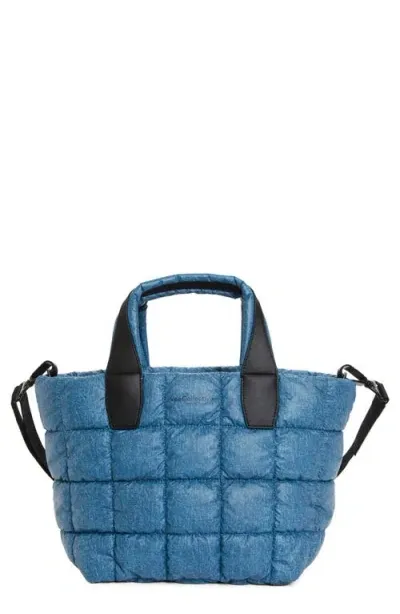 Veecollective Small Porter Quilted Tote Bag In Blue