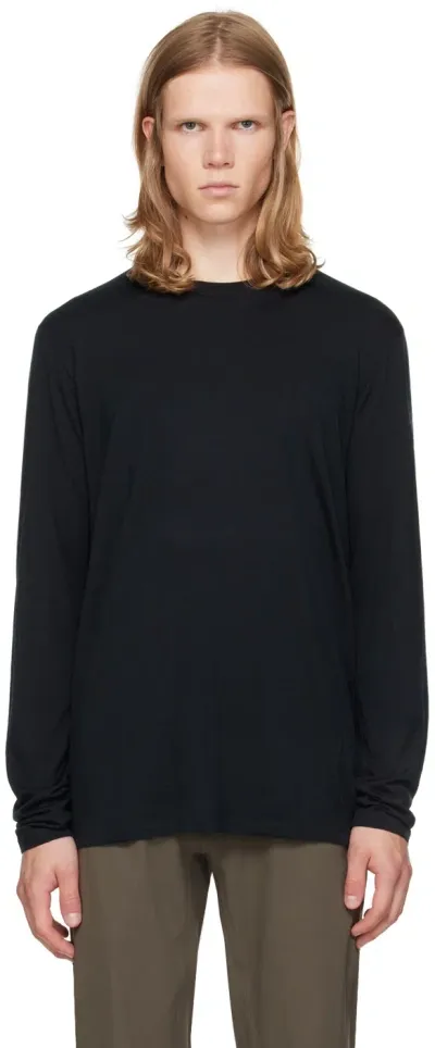 Veilance Black Frame Long Sleeve T-shirt