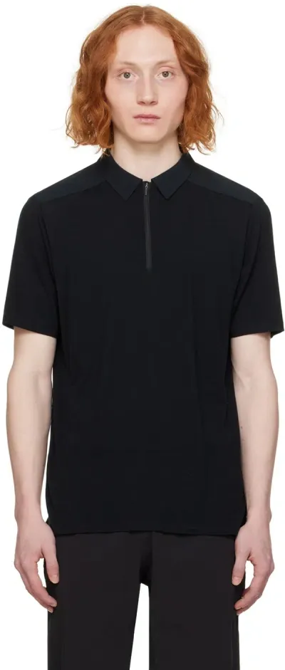 Veilance Black Frame Polo