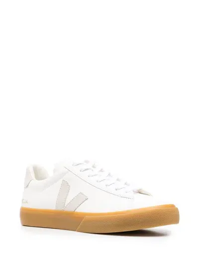 Veja Campo Lace-up Sneakers In Extra White Natural Natural