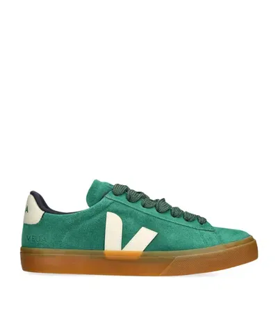 Veja Leather Campo Sneakers In Green