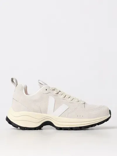 Veja Sneakers  Woman Color White In Beige Suede