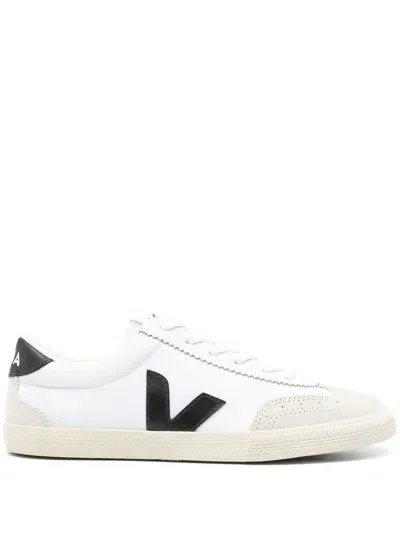 Veja Volley Canvas Sneakers In White